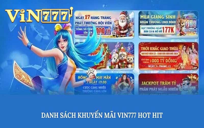 chương trình khuyến mãi vin 777