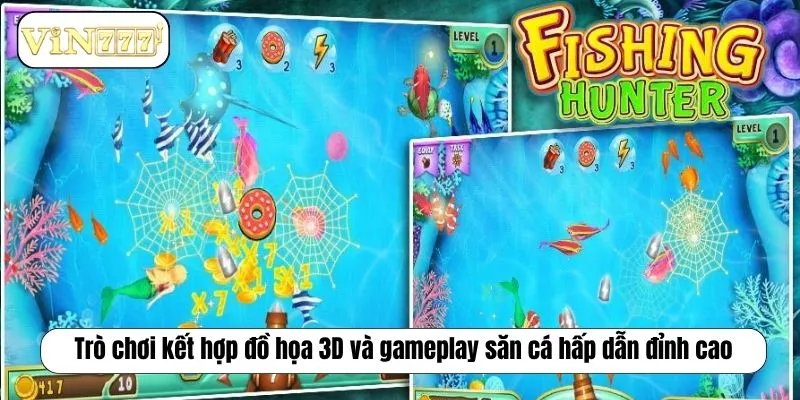 Tổng Hợp Top 5 Game Bắn Cá Đỉnh Cao Tại Nhà Cái VIN777 Trò chơi kết hợp đồ họa 3D và gameplay săn cá hấp dẫn đỉnh cao